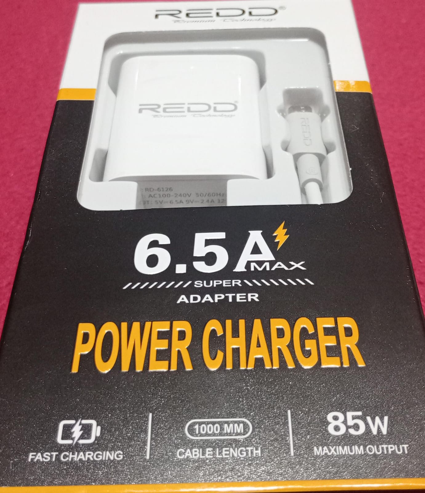 Cargador Redd 6.5A, V8, 85W