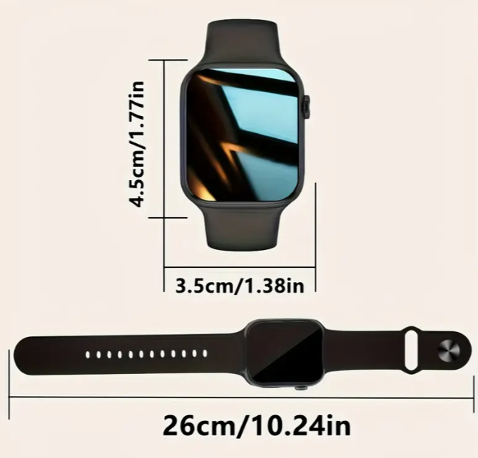 Reloj inteligente con pantalla tactil (DK19-negro)