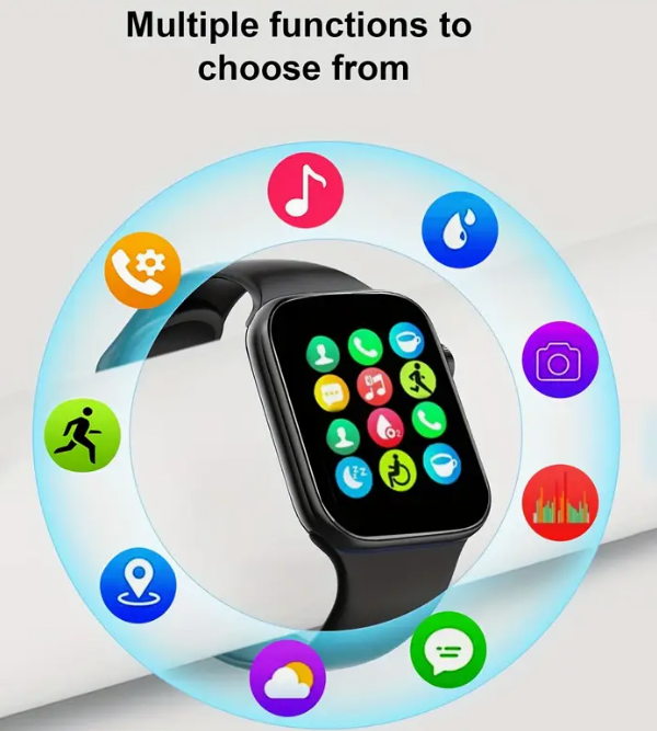 Reloj inteligente con pantalla tactil (DK19-negro)